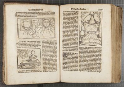 Das Buch zu Distillieren von Hieronymus Brunschwig