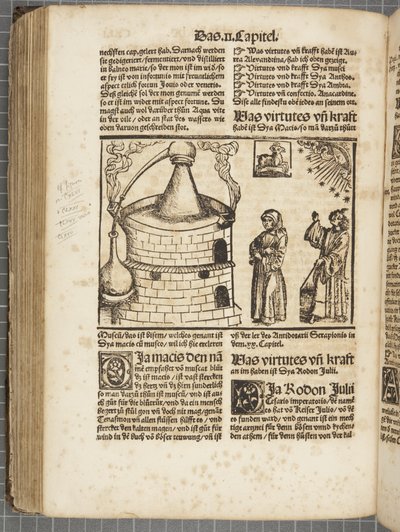 Das Buch zu Distillieren von Hieronymus Brunschwig