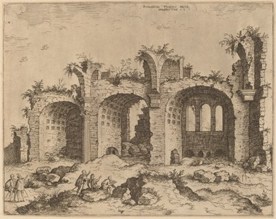 Die Basilika von Konstantin von Hieronymus Cock