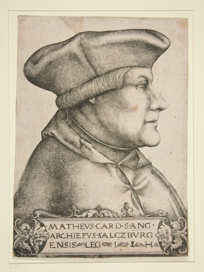 Matthäus Lang, Kardinal-Erzbischof von Salzburg von Hieronymus Hopfer