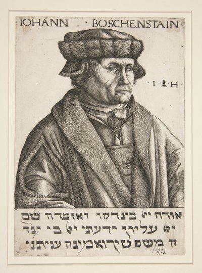Porträt von Johann Böschenstein von Hieronymus Hopfer