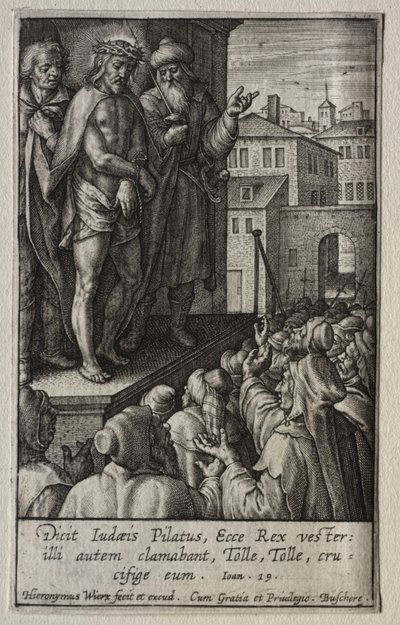 Die Passion: Ecce Homo von Hieronymus Wierix