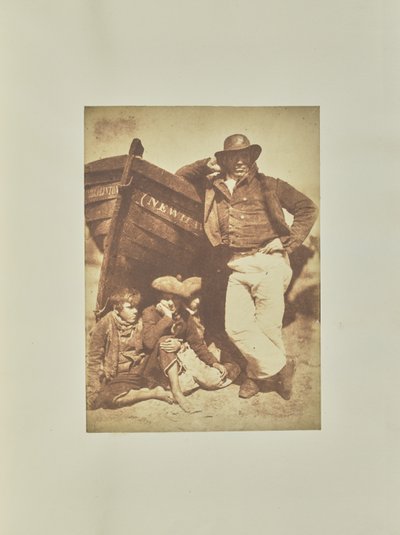 James Linton und drei Jungen von Hill and Adamson