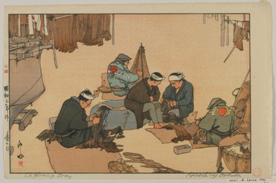 Ein Frühlingstag, Showa-Ära von Hiroshi Yoshida