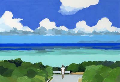 Das Meer von Okinawa, 2016 von Hiroyuki Izutsu