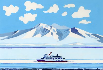 Treibende Eisschiff von Hiroyuki Izutsu