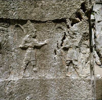 Flachrelief mit zwei Figuren. Um 1250-1220 v. Chr. von Hittite