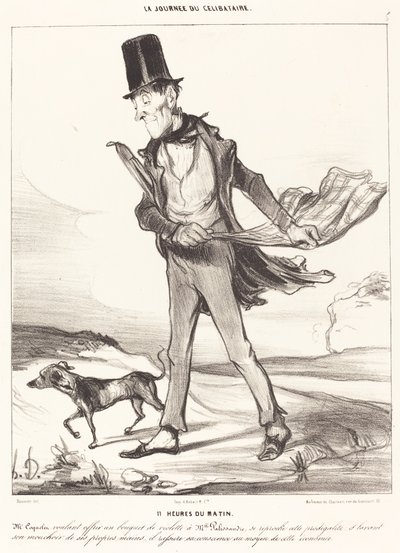 11 Uhr morgens von Honoré Daumier