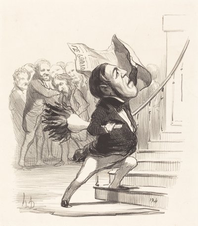 A. Granier de Cassagnac von Honoré Daumier