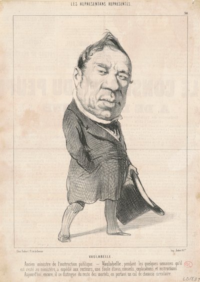 Achille Tenaille de Vaulabelle von Honoré Daumier