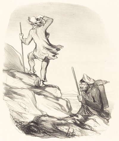 Siehst du einen zivilisierten Ort... von Honoré Daumier