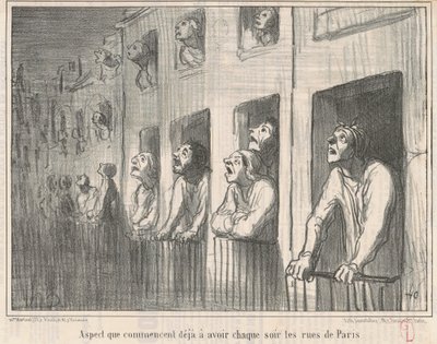 Aspekt, den sie bereits zu haben beginnen ... von Honoré Daumier