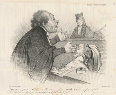 Übrigens, Meister Barbotteau... von Honoré Daumier