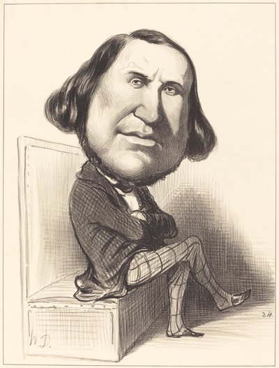 Auguste Avond von Honoré Daumier