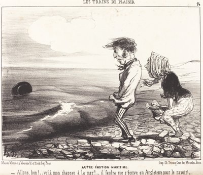 Eine andere maritime Emotion von Honoré Daumier