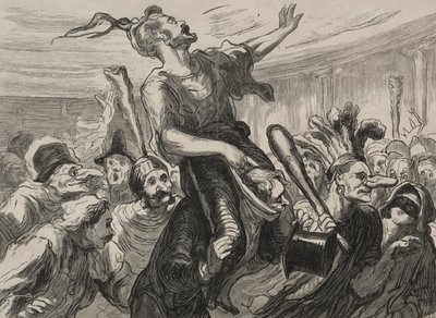 Opernball: Es lebe der Flambard von Honoré Daumier