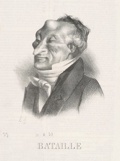 Bataille (Alex. Simon Pataille) von Honoré Daumier