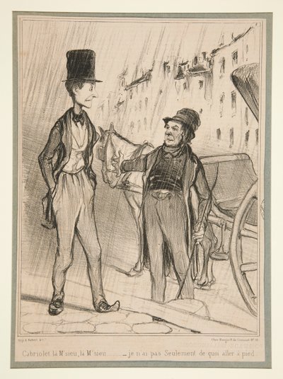 Kabriolett von Honoré Daumier