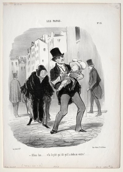 Komm mit, Liebes... von Honoré Daumier