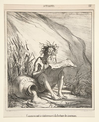 Commencant a s von Honoré Daumier