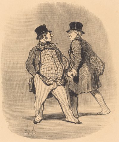 Kollege, hüten Sie sich vor dem kleinen Baron... von Honoré Daumier