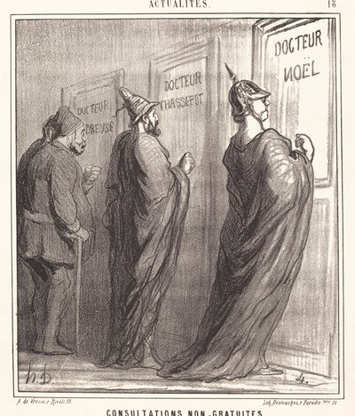 Nicht kostenlose Beratungen von Honoré Daumier
