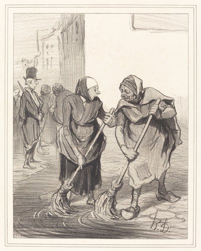 Dites donc, Madame Giboulard... von Honoré Daumier