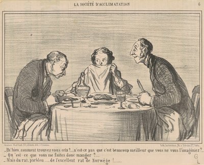 Eh! Nun, wie finden Sie das? von Honoré Daumier