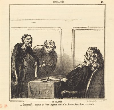 In Irland von Honoré Daumier