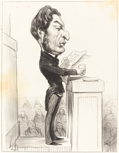 Eugène Rouher von Honoré Daumier