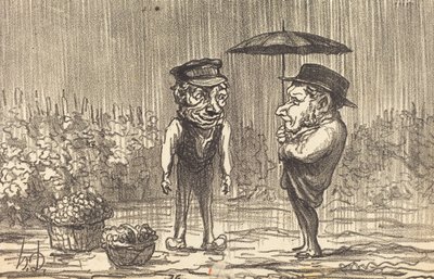 Man darf sich über dieses Wetter nicht beschweren... von Honoré Daumier