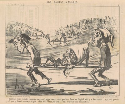 Man darf sich nicht so aufregen... von Honoré Daumier