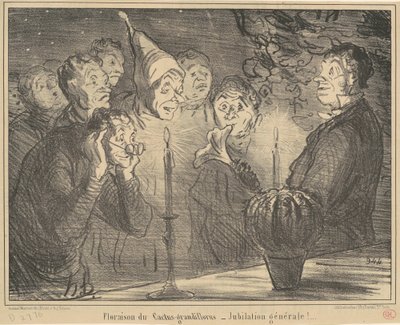 Blüte des Cactus-grandiflorus... von Honoré Daumier