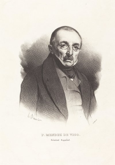 General P. Mendez Vigo von Honoré Daumier