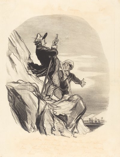 Führer, lass uns gehen... im Namen des Himmels... von Honoré Daumier