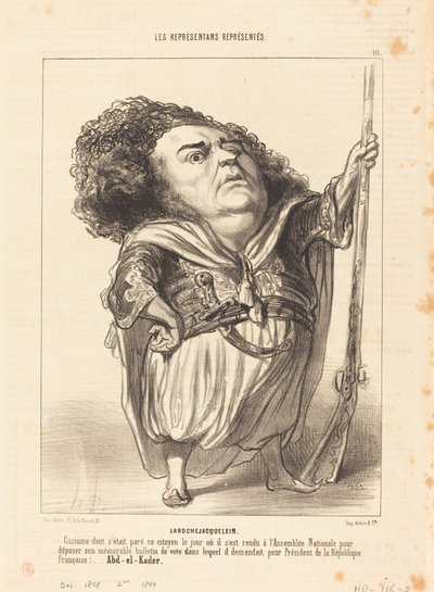 Henri de Larochejacquelein von Honoré Daumier