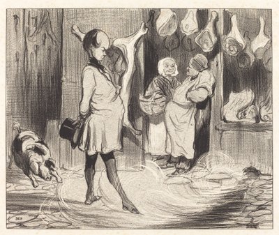 Reiseimpressionen eines großen Dichters von Honoré Daumier