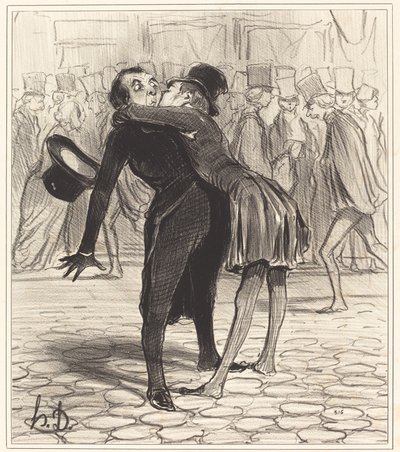 Der Schulfreund von Honoré Daumier