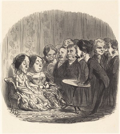 Der Poltergeist von Honoré Daumier