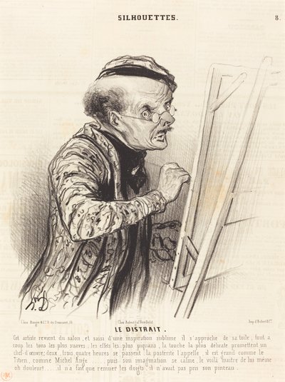 Der Zerstreute von Honoré Daumier