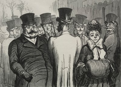 Der Boulevard des Italiens von Honoré Daumier