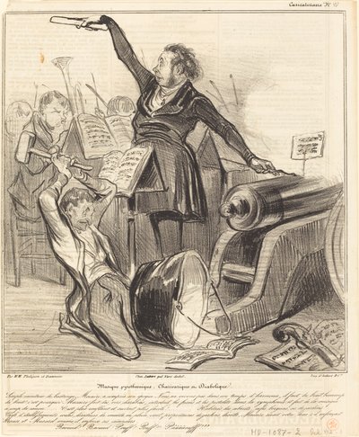 Musique pyrothecnique, Charivarique et Diabolique von Honoré Daumier