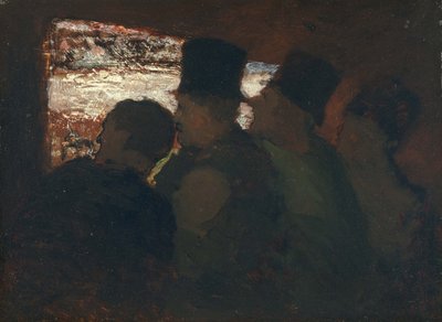 Parterre-Theaterpublikum, um 1858 von Honoré Daumier