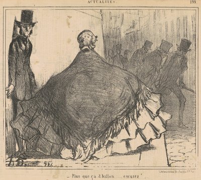 Mehr als das Ballon ... Entschuldigung! ... von Honoré Daumier
