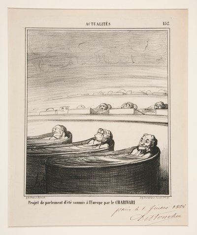 Projekt eines Parlaments d von Honoré Daumier
