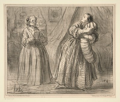 Wiederholung von von Honoré Daumier