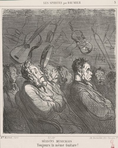 Musiksitzungen von Honoré Daumier