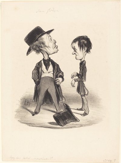 Seien Sie also höflich... i... von Honoré Daumier