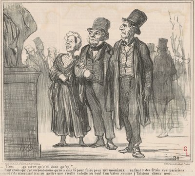 Was ist das denn? von Honoré Daumier