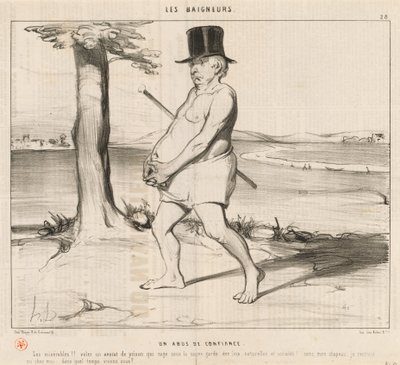 Ein Vertrauensmissbrauch von Honoré Daumier